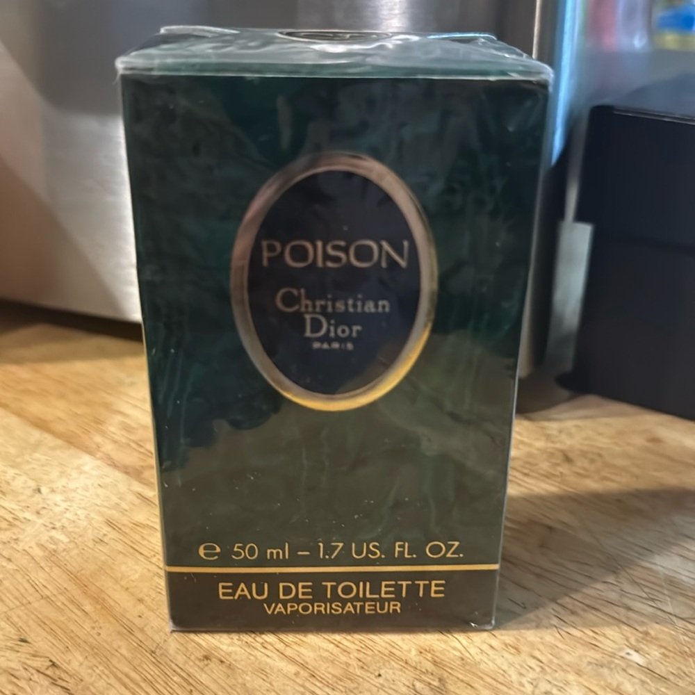 Christian Dior Poison Eau de Toilette Perfume Spray 1.7oz Vintage SEALED BoX